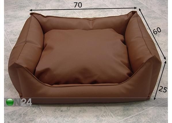 Koiranpeti, keinonahkaa 60x70 cm mitat