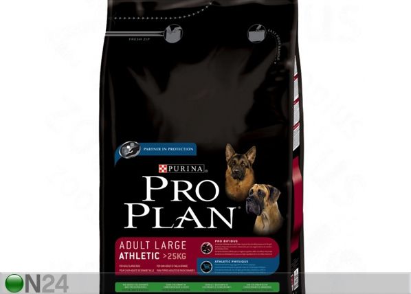 Koiranruoka Pro Plan Adult Athletic Dog lampaanliha & riisi 3kg