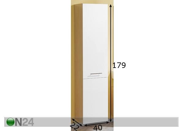 Komero ACTIVE mitat