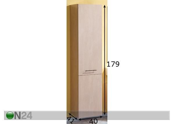 Komero ACTIVE mitat