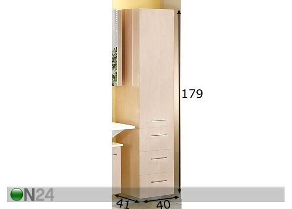 Komero ACTIVE mitat