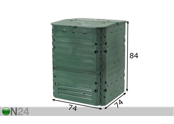 Kompostori Thermo King 400L mitat