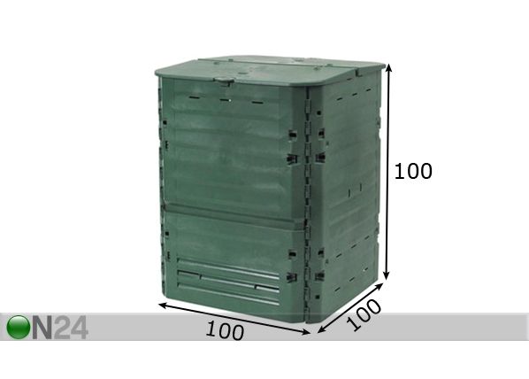 Kompostori Thermo King 900 L mitat
