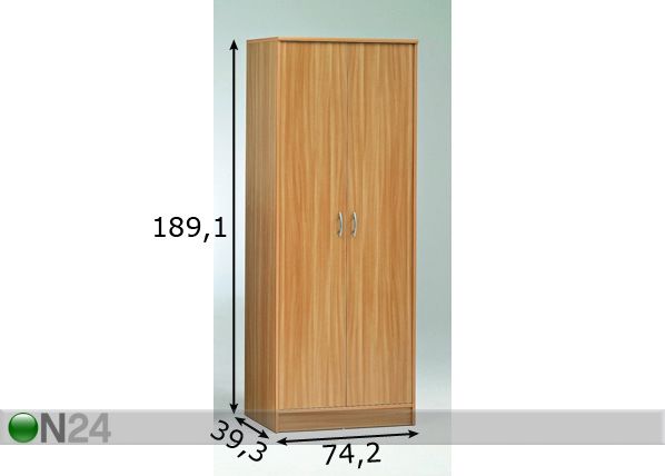 Konttorikaappi DUO mitat