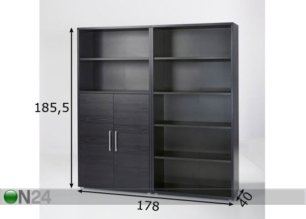 Konttorikaappi PRIMA mitat