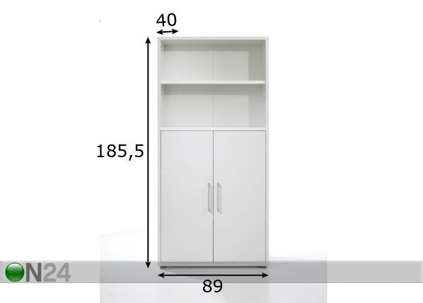 Konttorikaappi PRIMA mitat