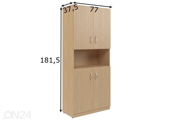 Konttorikaappi Simple mitat