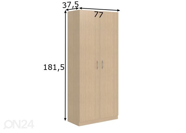 Konttorikaappi Simple mitat