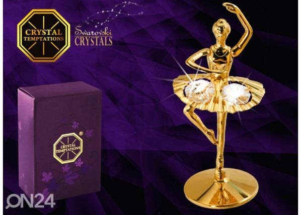 Koriste-esine Swarovski kristalleilla TANSSIJA