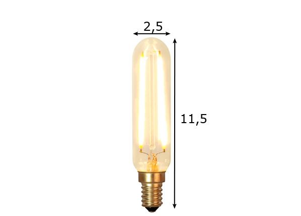 Koristeellinen LED-lamppu E14 1,5 W mitat