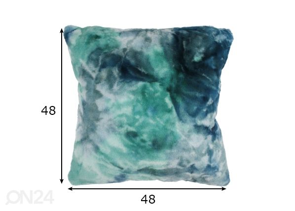Koristetyyny Rumba Multi 48x48 cm mitat