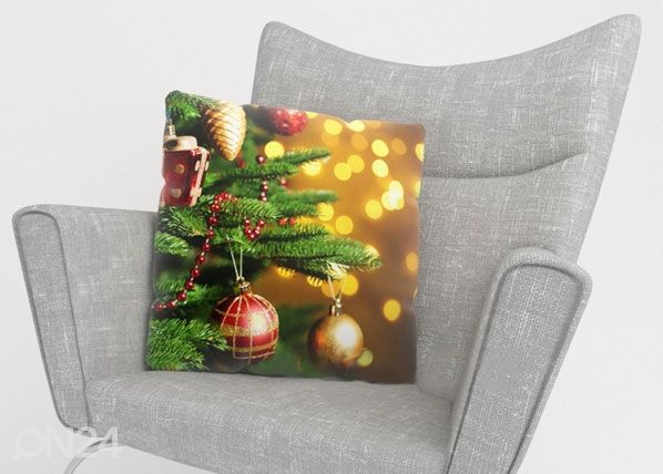 Koristetyynyliina CHRISTMAS TOYS 40x40 cm