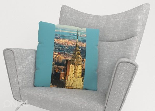 Koristetyynyliina CHRYSLER BUILDING 40x40 cm