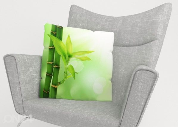 Koristetyynyliina GREEN BAMBOO 40x40 cm