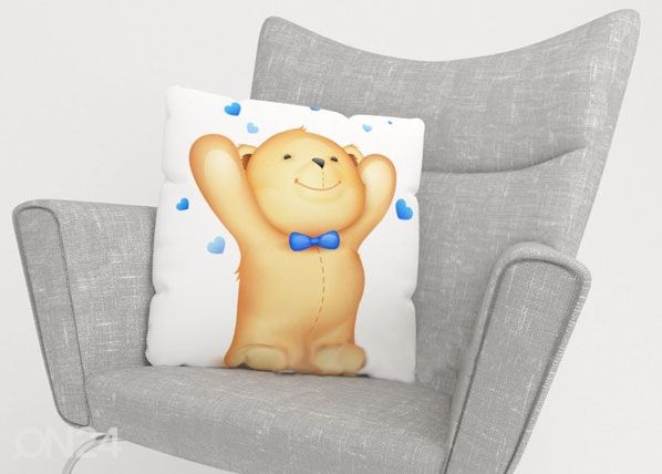 Koristetyynyliina LITTLE BEAR 40x40 cm