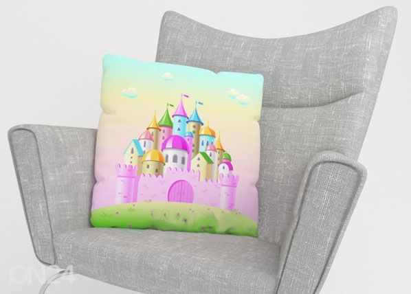 Koristetyynyliina PINK CASTLE 40x40 cm