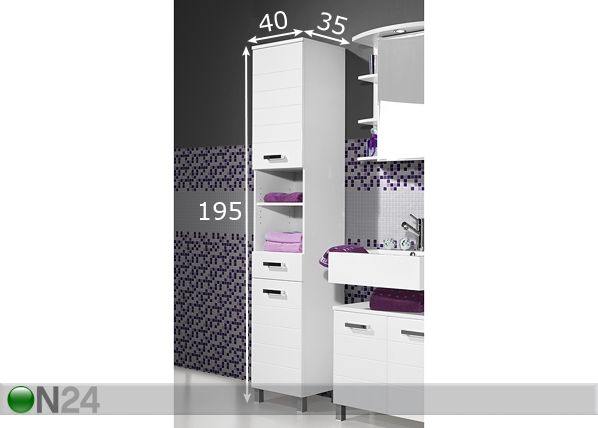 Korkea kaappi ELEGANCE mitat