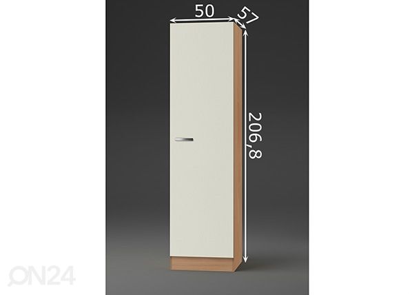 Korkea keittiökaappi KLASSIK 60 mitat