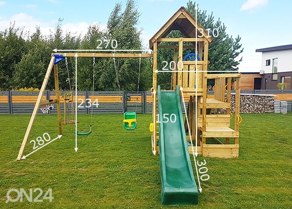 Kotipihan leikkikeskus Peeter 7 mitat