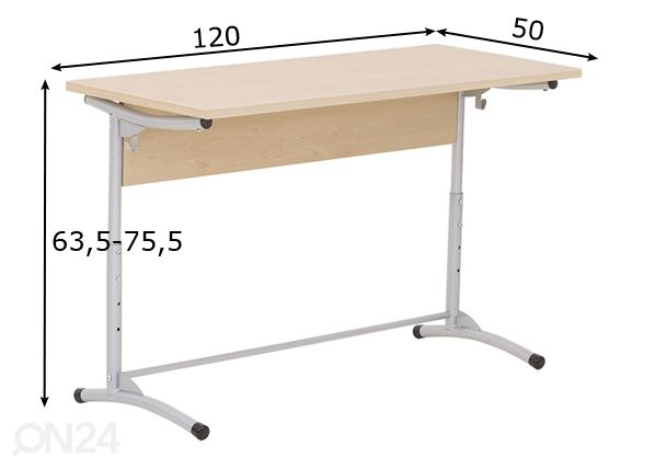 Koululaispöytä mitat