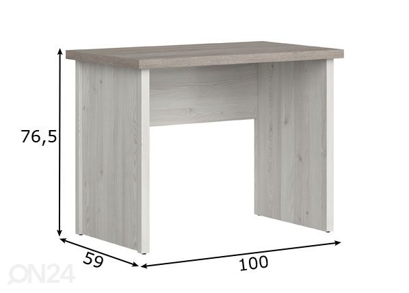 Koulupöytä mitat