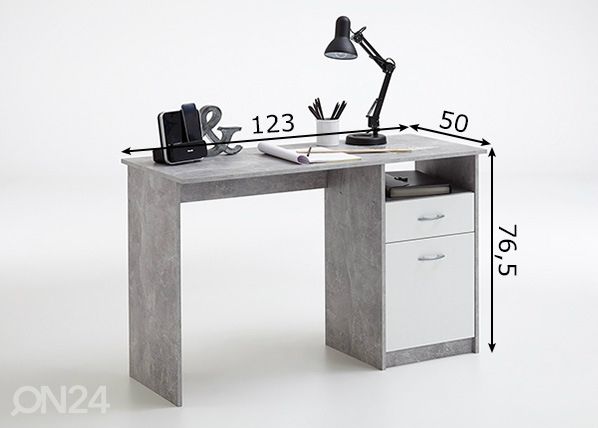 Koulupöytä Jackson mitat