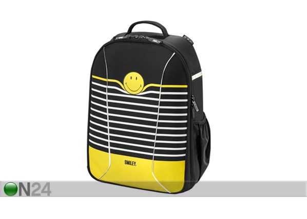 Koulureppu HERLITZ BE BAG AIRGO SMILEYWORLD BLACK STRIPES