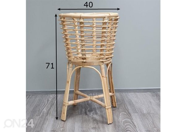 Kukkapöytä mitat