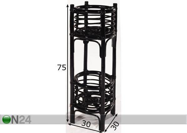 Kukkateline SPIRAL mitat
