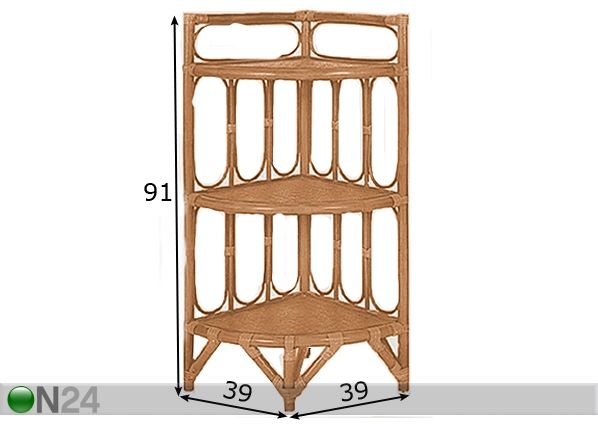 Kulmahylly CORNER mitat