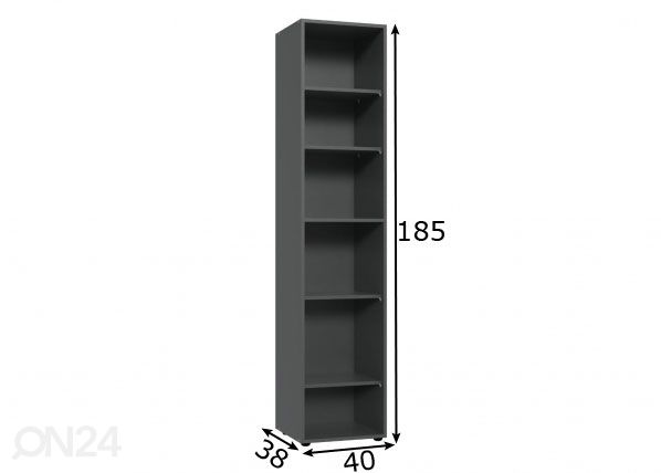Kulmahylly MRK 483 40 cm mitat