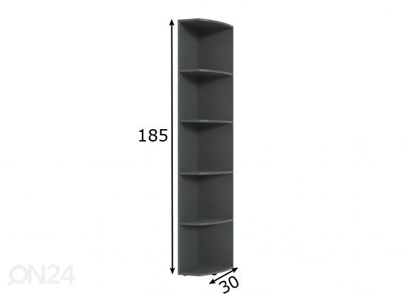 Kulmahylly MRK 653 mitat
