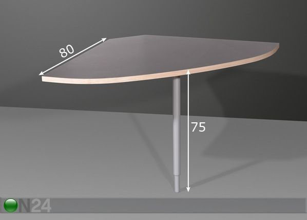 Kulmaosa DUO mitat