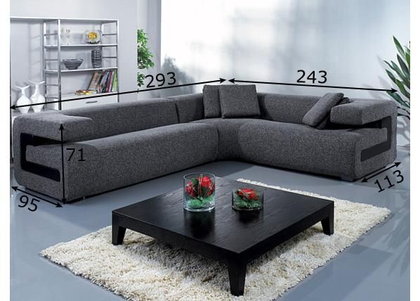 Kulmasohva TAIGA mitat