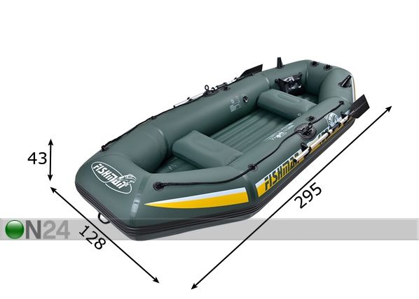 Kumivene Fishman II 400 mitat