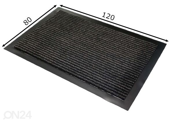 Kuramatto Equateur 80x120 cm, antrasiitti mitat