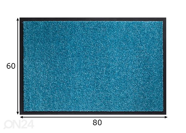 Kuramatto Twister 60x80cm, turkiisi mitat