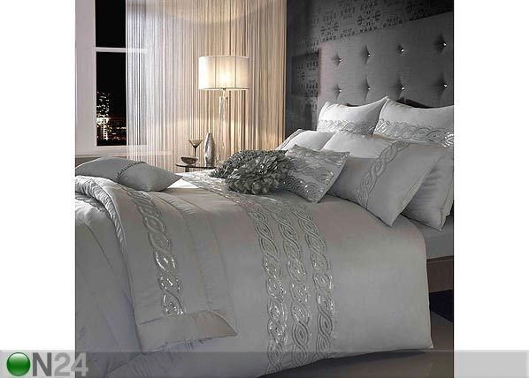 KYLIE MINOGUE tyynyliina SEQUINS WAVE SILVER 50x60 cm