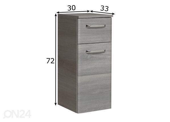 Kylpyhuoneen alakaappi 328 mitat