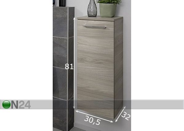 Kylpyhuoneen alakaappi Lima mitat