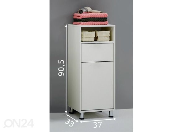 Kylpyhuoneen alakaappi Zamora 2 mitat