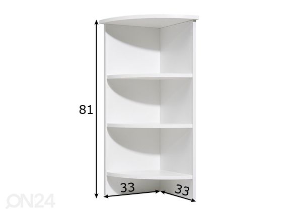Kylpyhuoneen hylly 980 mitat