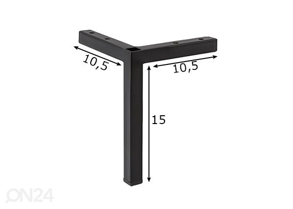 Kylpyhuoneen kaapin jalat Max 15 cm mitat