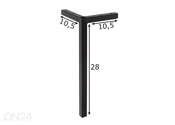 Kylpyhuoneen kaapin jalat Max 28 cm mitat