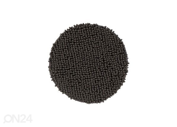 Kylpyhuoneen matto Fluffy Graphite Ø55 cm