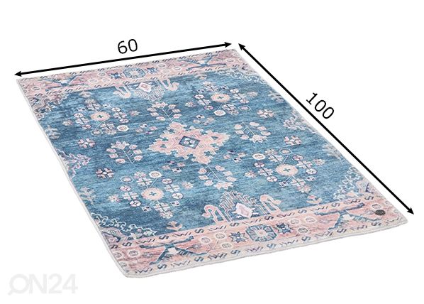 Kylpyhuoneen matto Tom Tailor Oriental Bath One 60x100 cm mitat