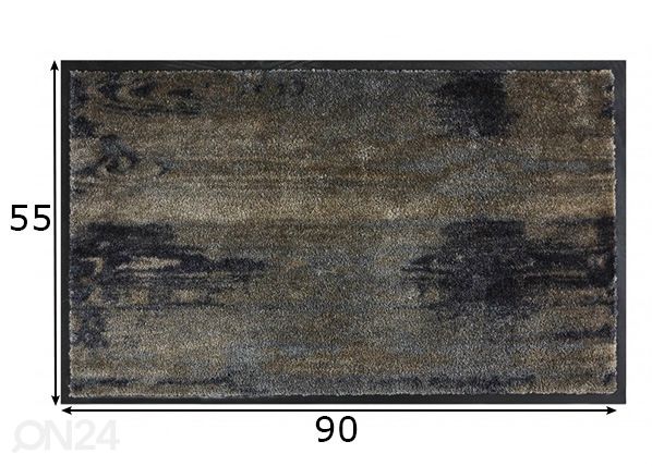 Kynnysmatto Mystery 55x90 cm mitat