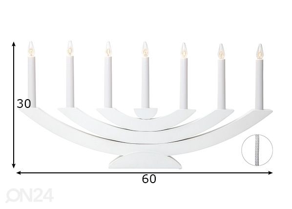 Kynttelikkö Navida mitat