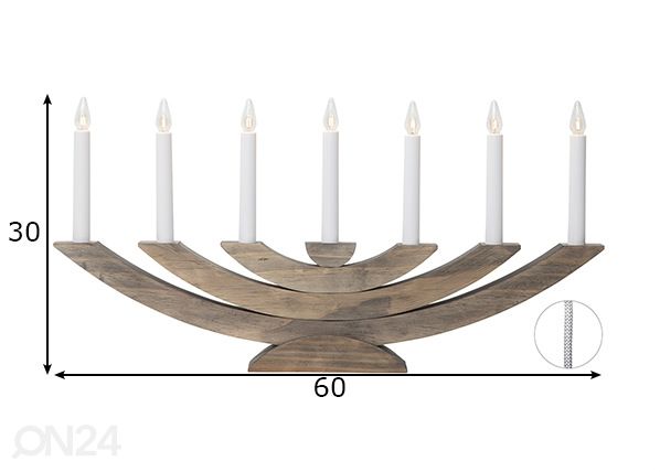 Kynttelikkö Navida mitat