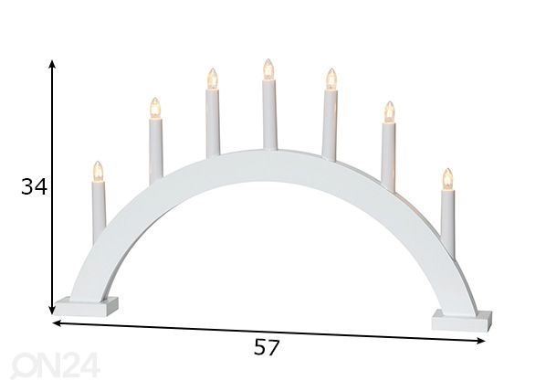 Kynttelikkö Trapp mitat
